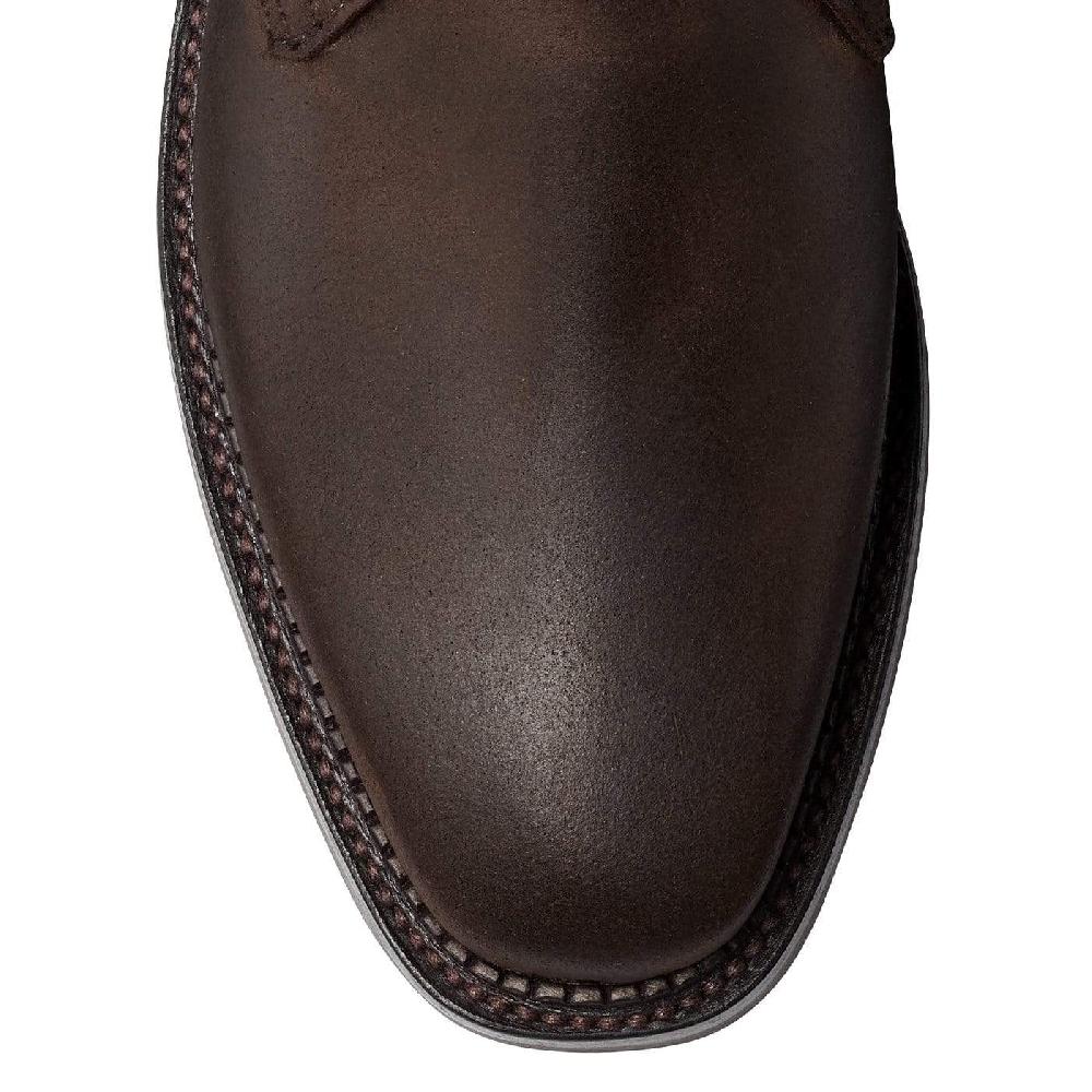 Crockett & Jones Molton Dark Brown Rough-Out Suede