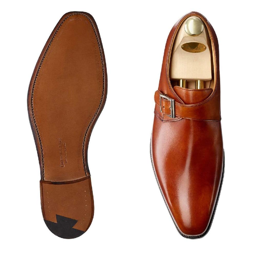 Crockett & Jones Monkton Chestnut Burnished Calf