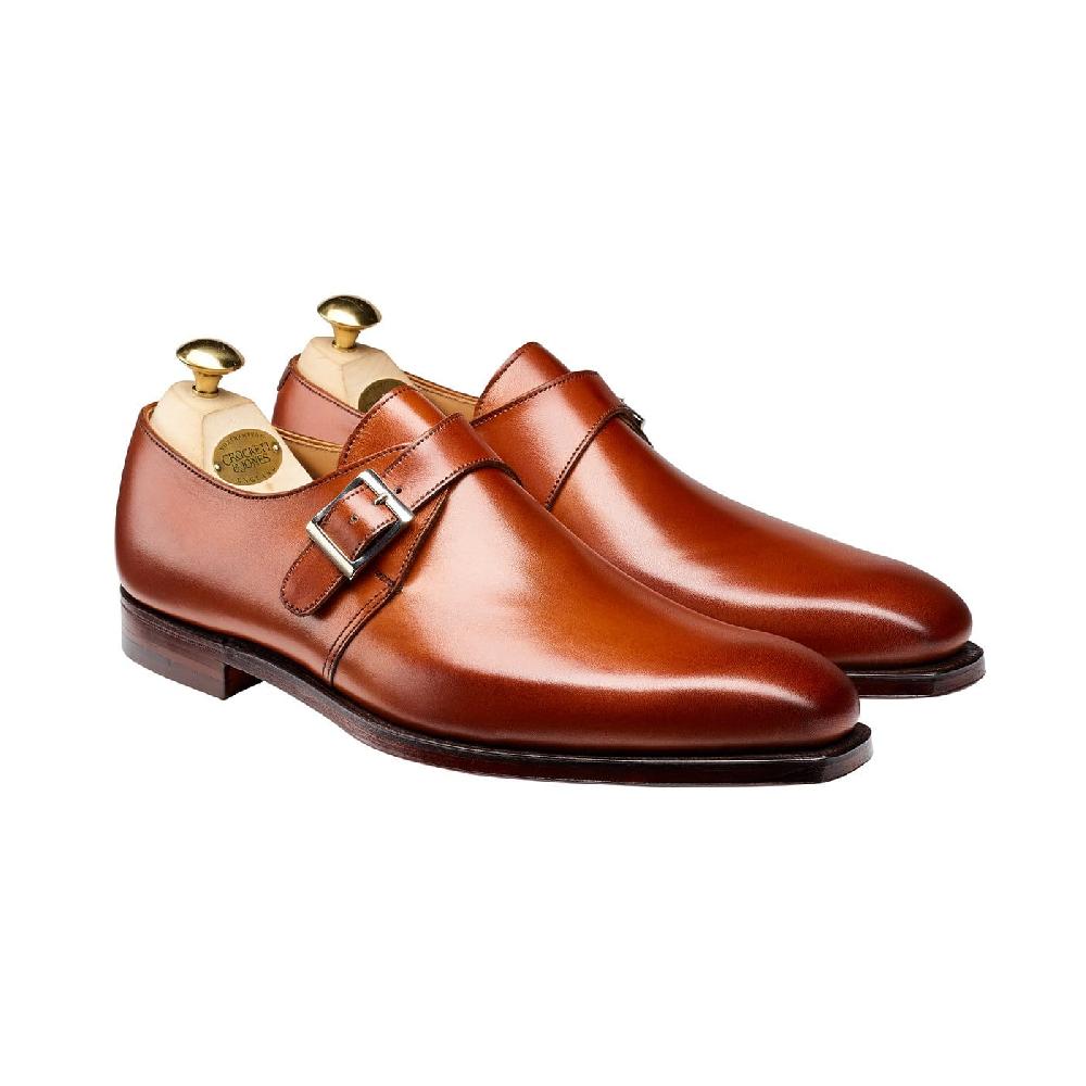 crockett & jones Monkton Chestnut Burnished Calf