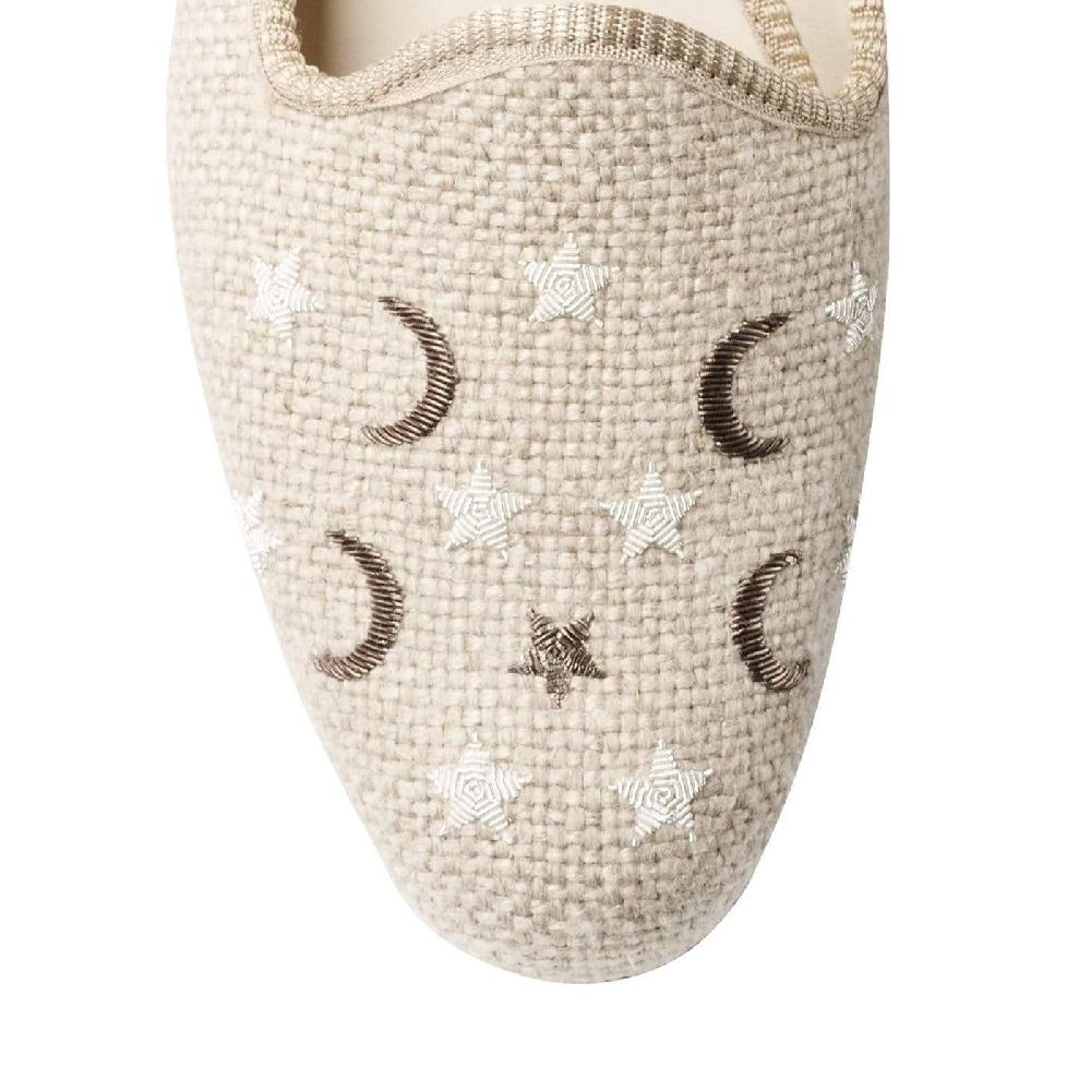 Crockett & Jones Moons & Stars Oatmeal Linen