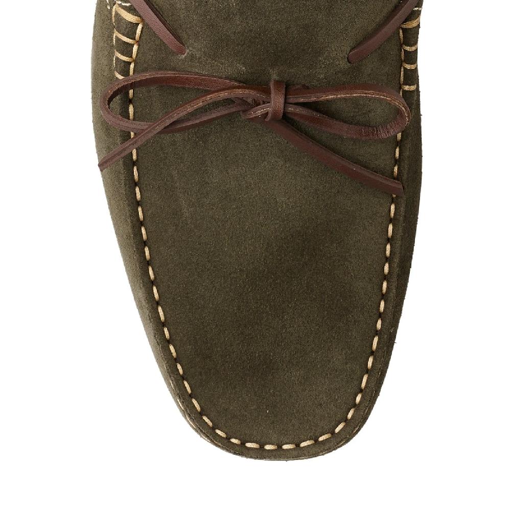 Crockett & Jones Napoli Earth Green Suede