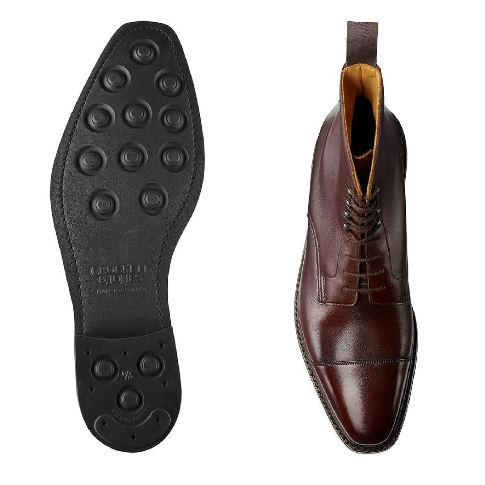 Crockett & Jones Northcote Dark Brown Wax Calf