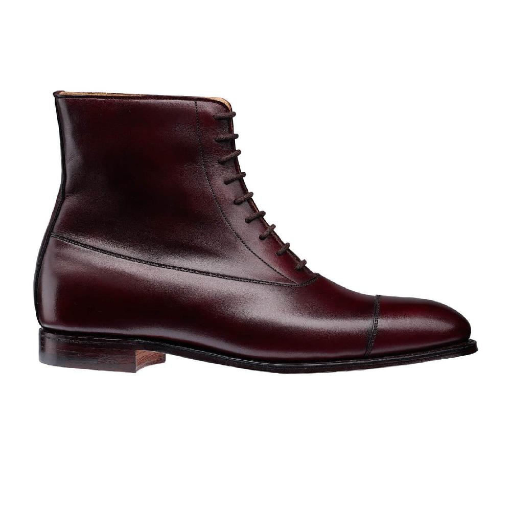 Crockett & Jones Olivia Burgundy Burnished Calf