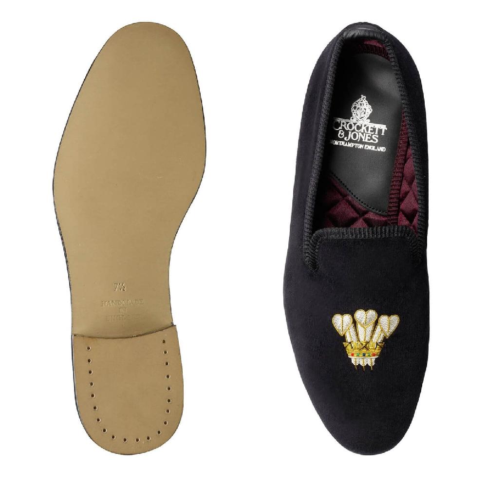 Crockett & Jones P.O.W Black Velvet