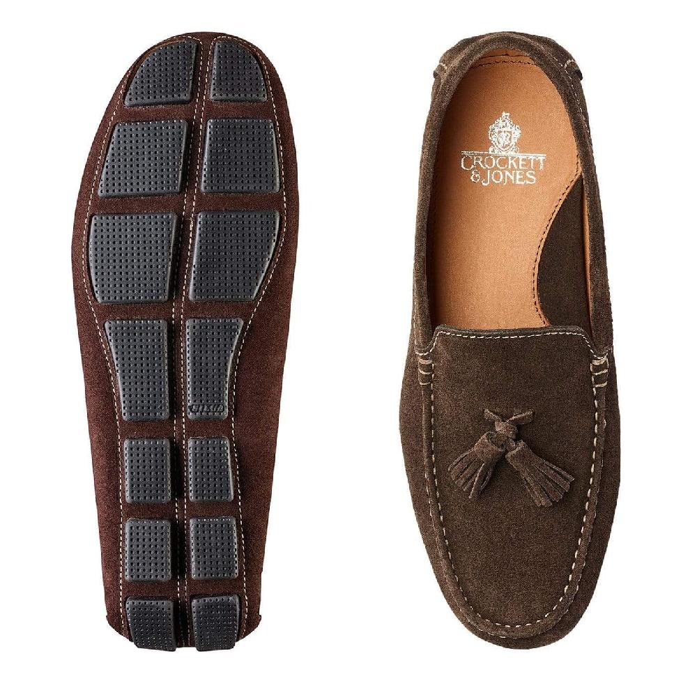 Crockett & Jones Parma Dark Brown Suede