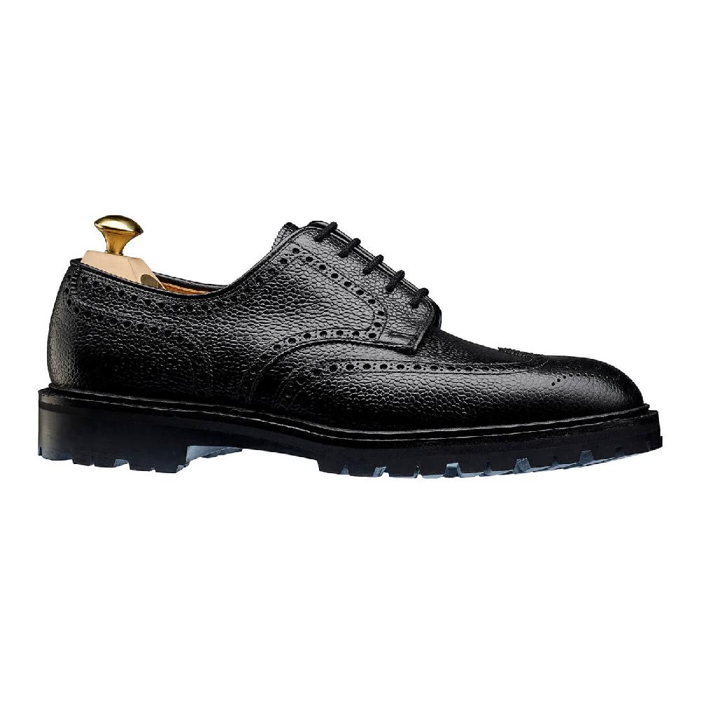 Crockett & Jones Pembroke Black Scotch Grain