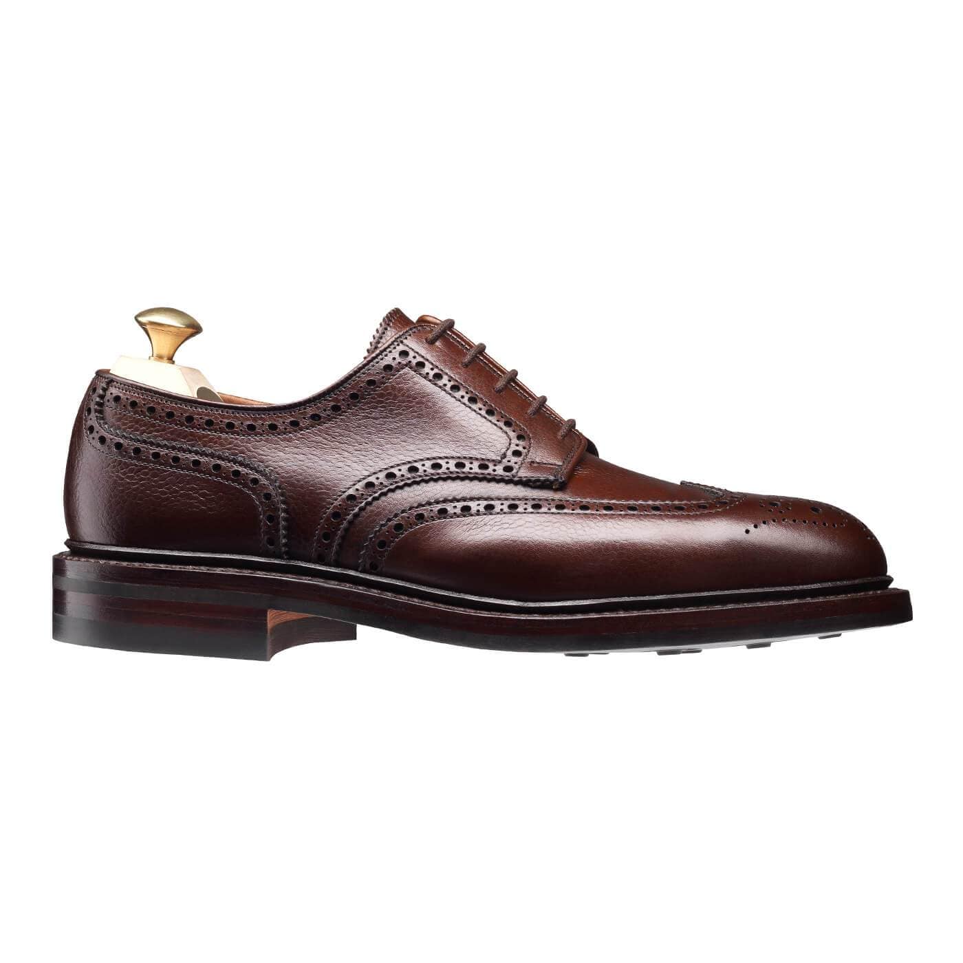 Crockett & Jones Pembroke Dark Brown Scotch Grain