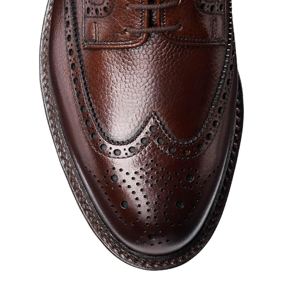 Crockett & Jones Pembroke Dark Brown Scotch Grain