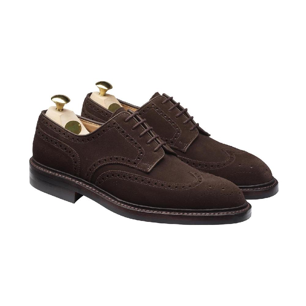 crockett & jones Pembroke Dark Brown Suede