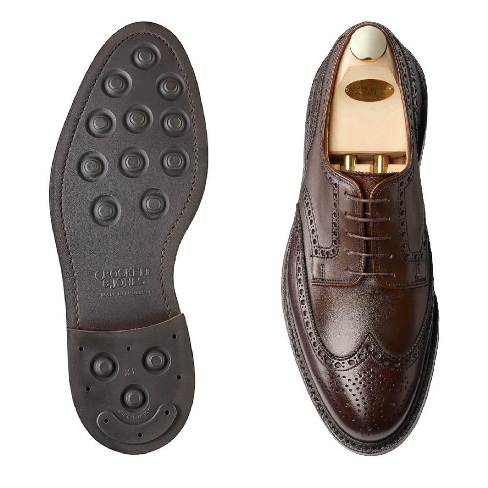 Crockett & Jones Pembroke Dark Brown Wax Calf