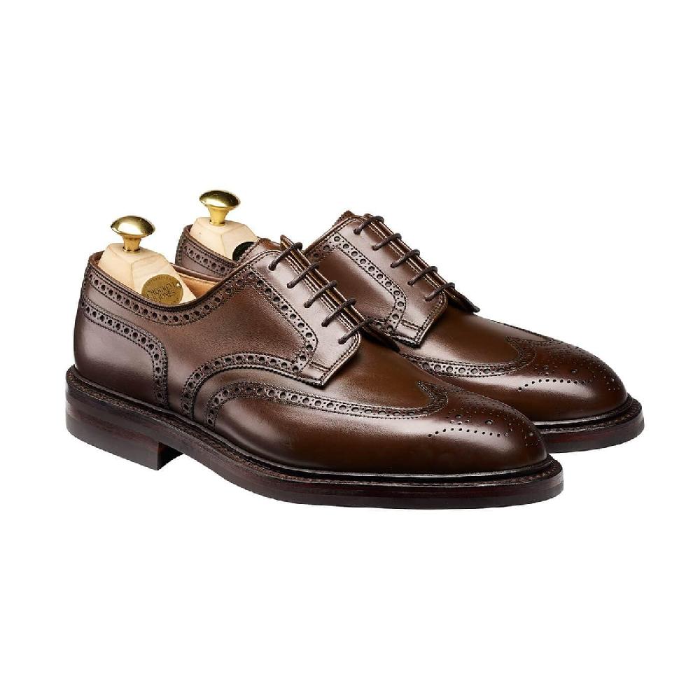 crockett & jones Pembroke Dark Brown Wax Calf