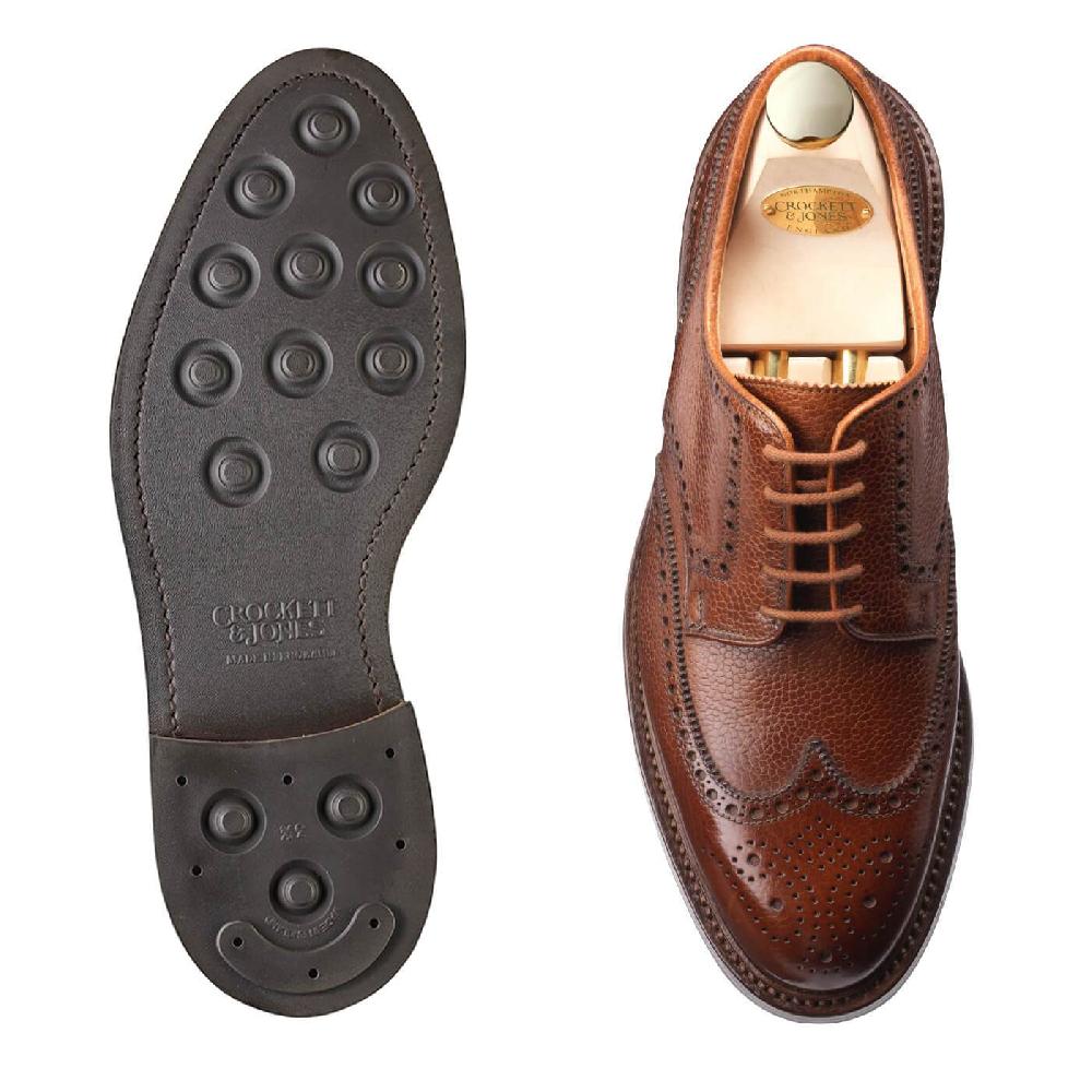 Crockett & Jones Pembroke Tan Scotch Grain