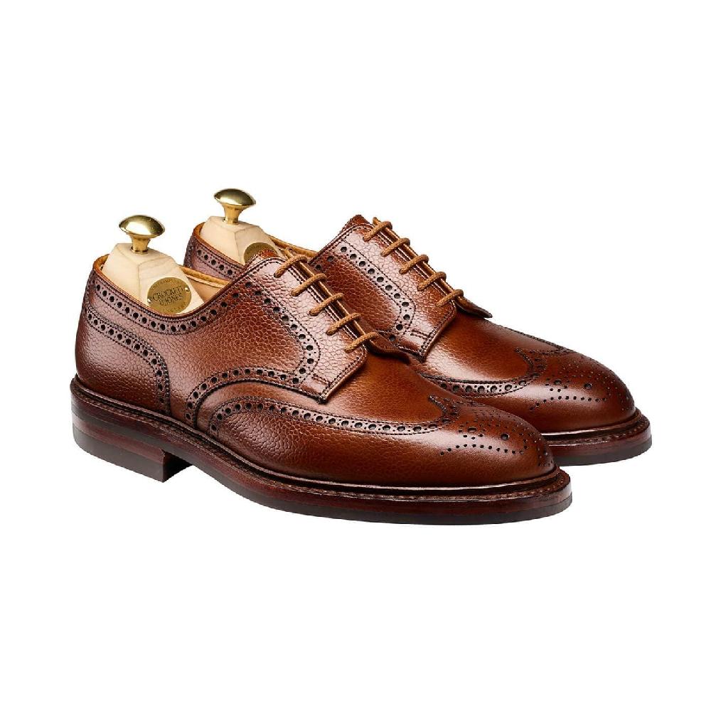 crockett & jones Pembroke Tan Scotch Grain