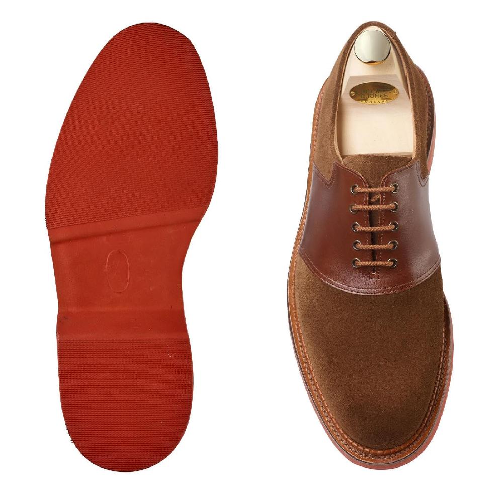 Crockett & Jones Penn Snuff Suede & Bracken Calf