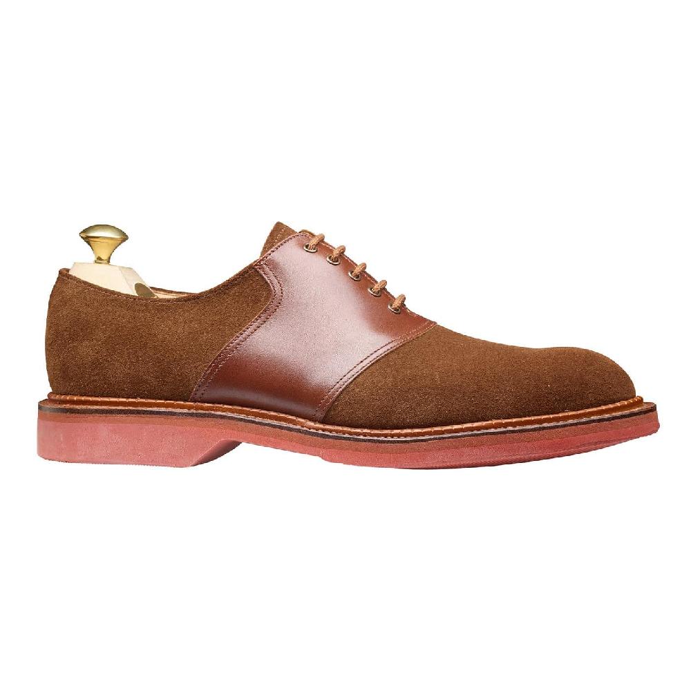 Crockett & Jones Penn Snuff Suede & Bracken Calf