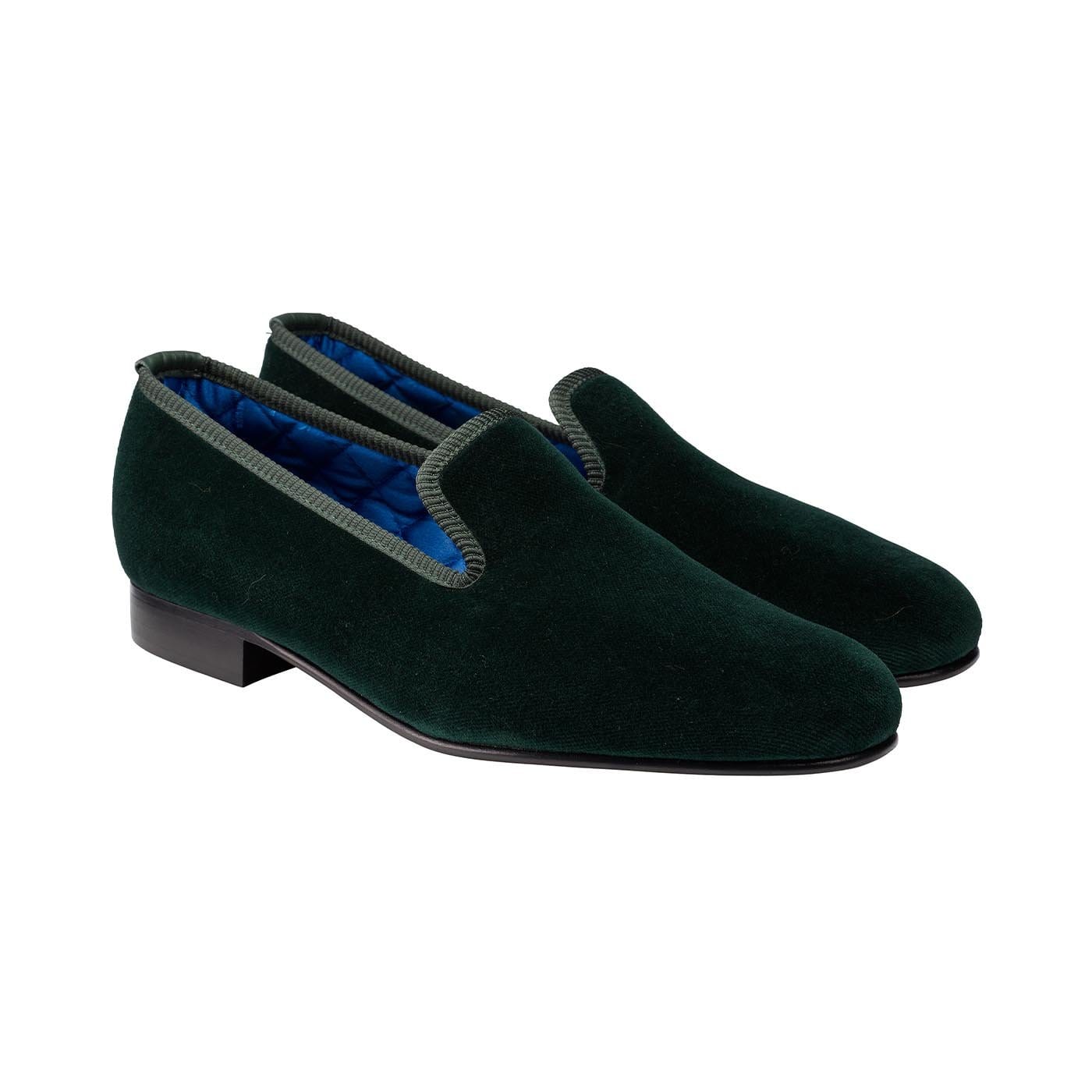 crockett & jones Plain Albert Green Velvet