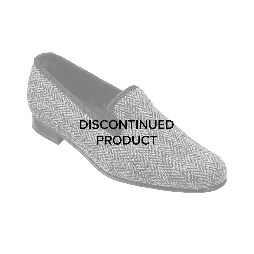 crockett & jones Plain Albert Grey Harris Tweed