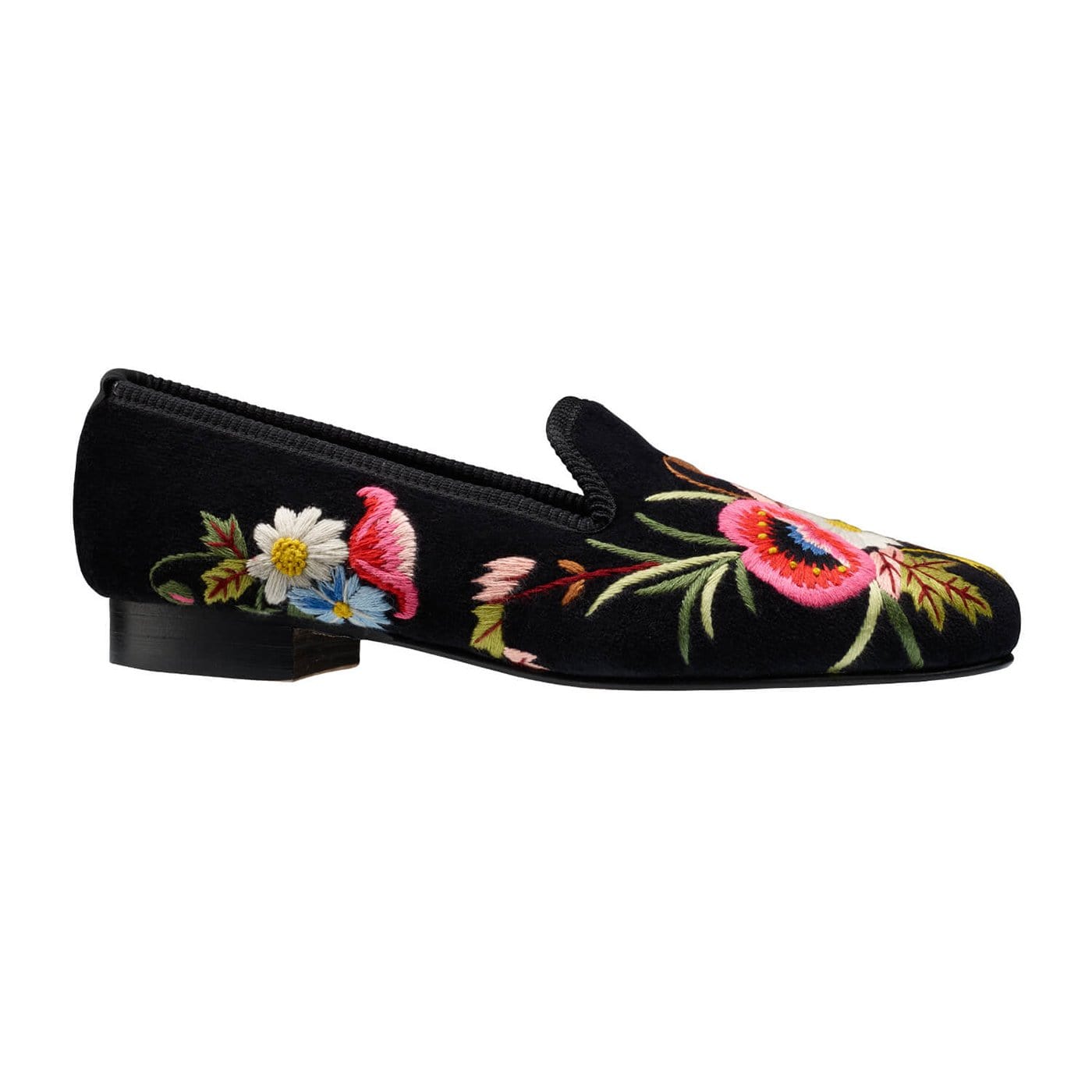 Crockett & Jones Poppies Black Velvet
