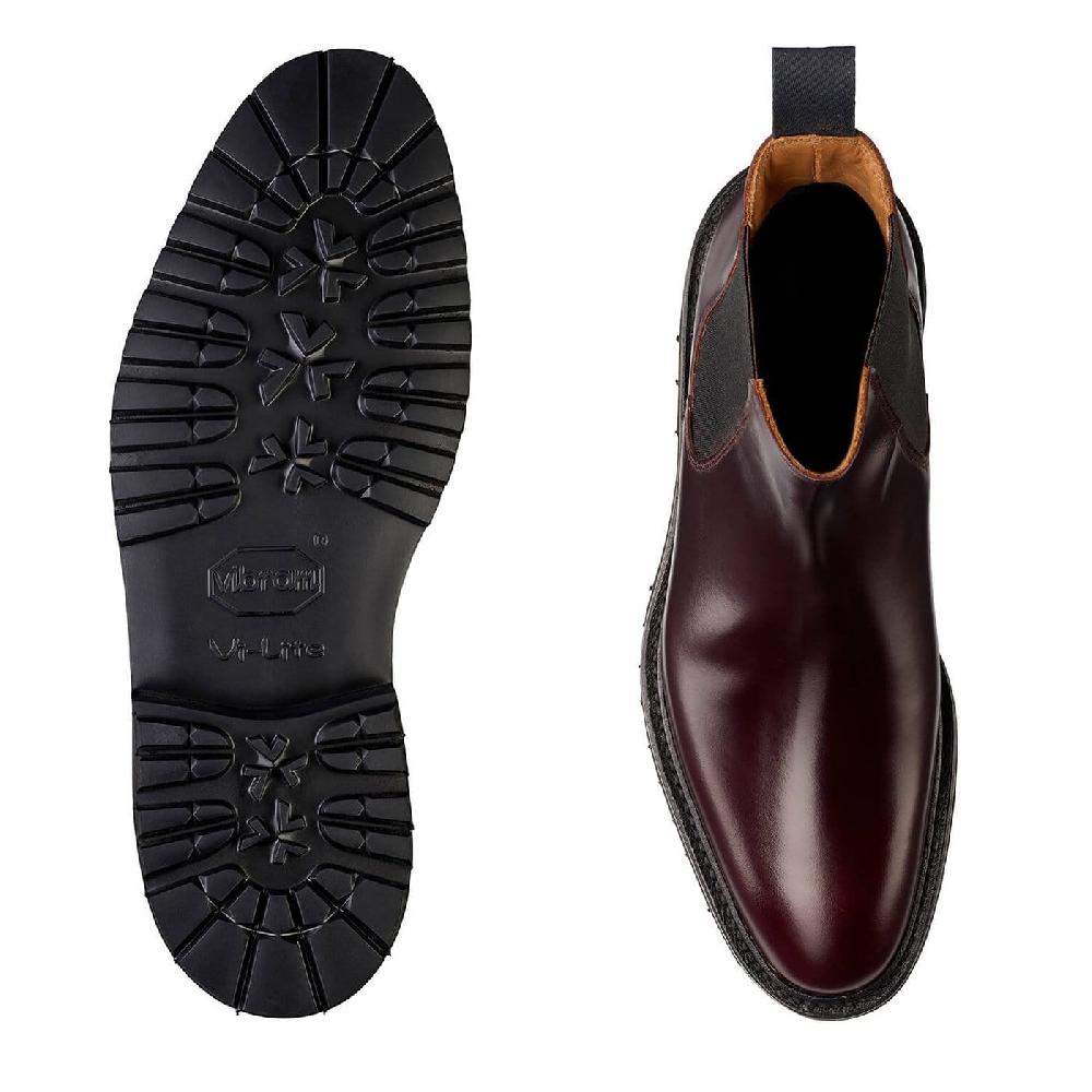 Crockett & Jones Poppy Burgundy Cavalry Calf