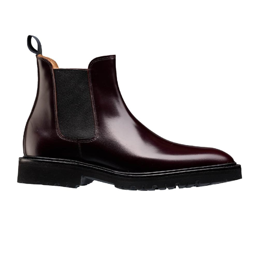 Crockett & Jones Poppy Burgundy Cavalry Calf