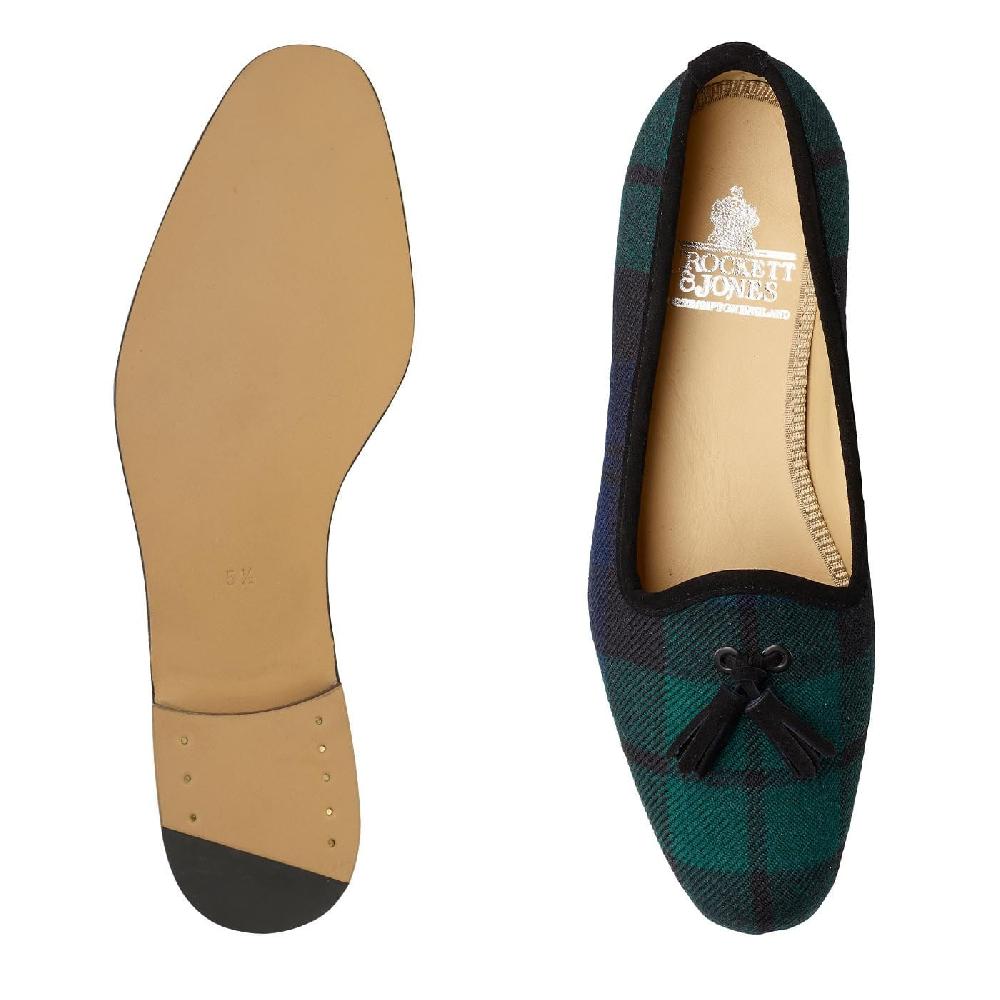Crockett & Jones Pump Black Watch Tartan