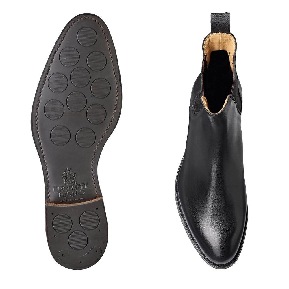 Crockett & Jones Rachel Black Wax Calf