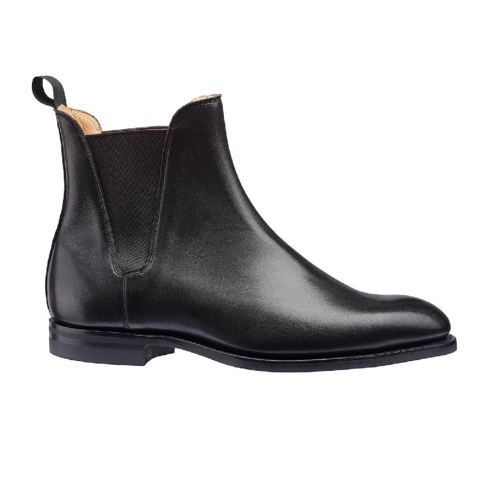 Crockett & Jones Rachel Black Wax Calf
