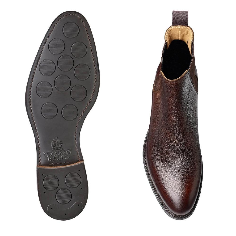 Crockett & Jones Rachel Dark Brown Pebble Grain