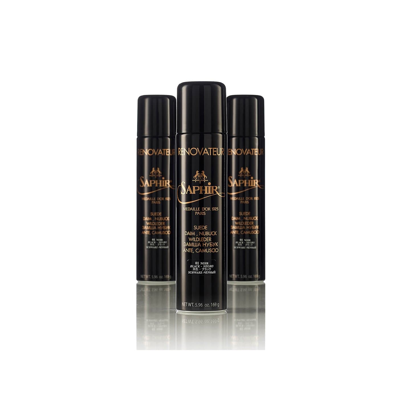 crockett & jones Renovator Suede Spray - Black(01)