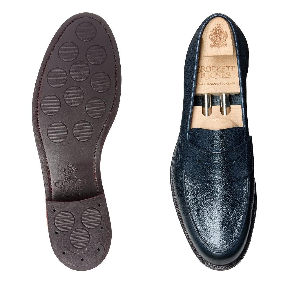 Crockett & Jones Richmond 2 Navy Pebble Grain