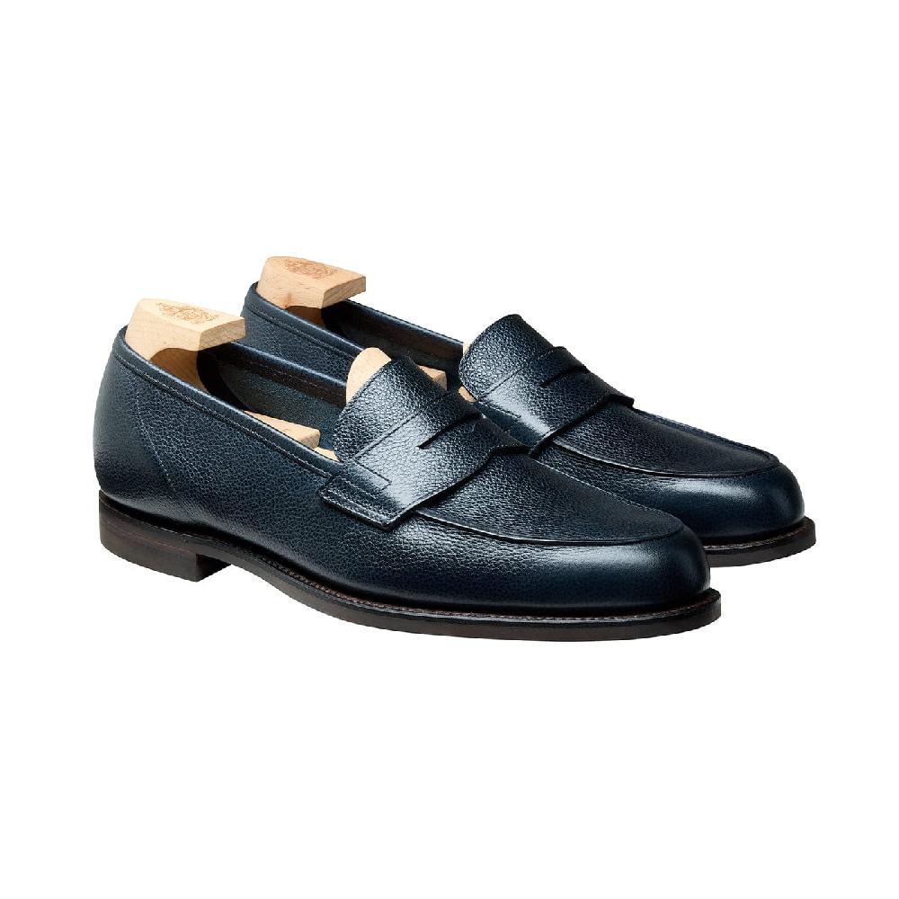 crockett & jones Richmond 2 Navy Pebble Grain