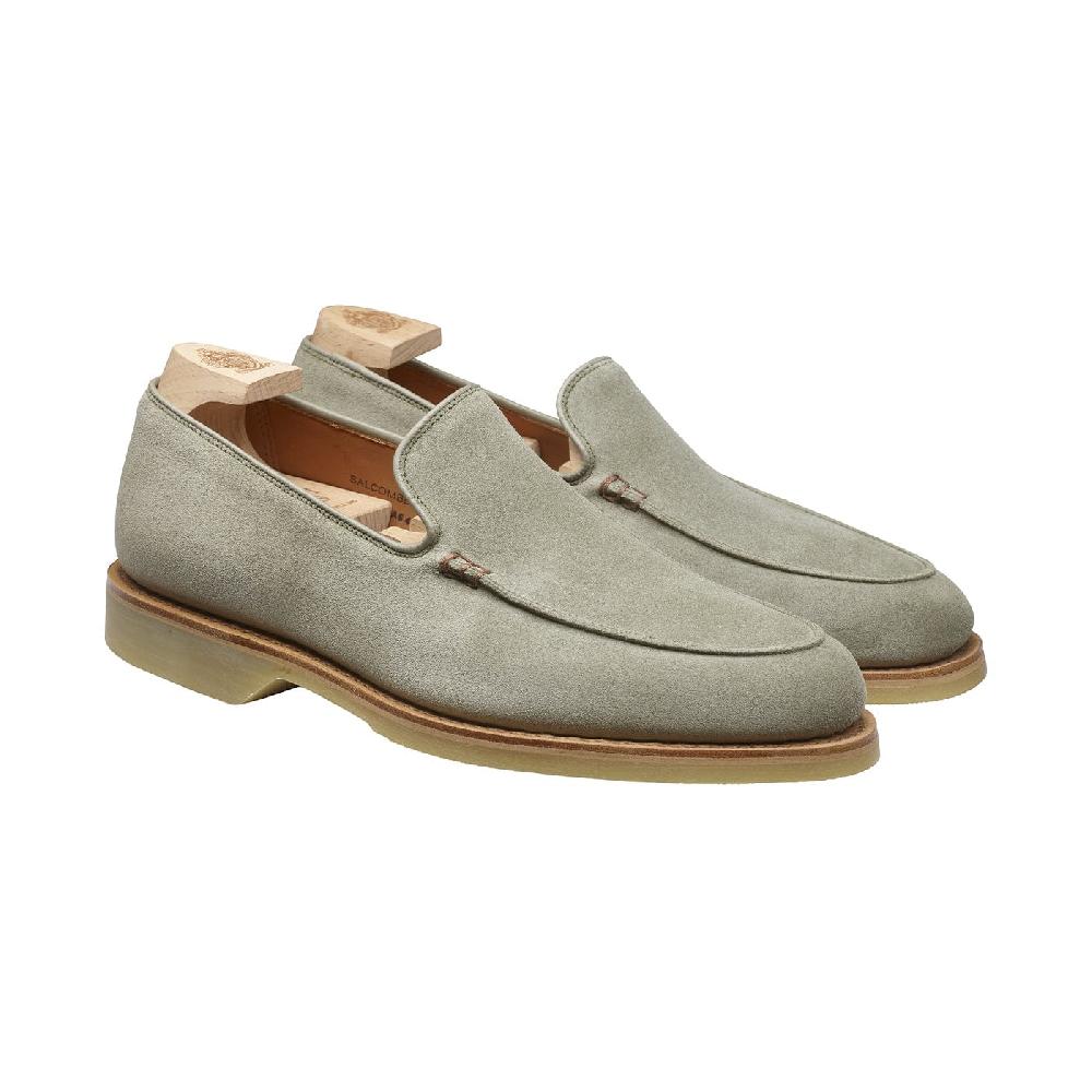 crockett & jones Salcombe 2 Pistachio Suede