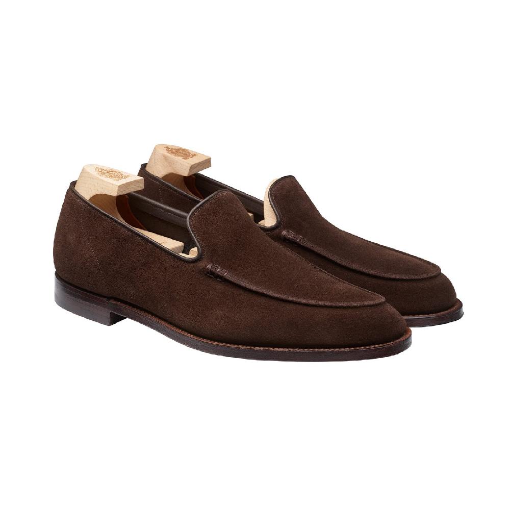 crockett & jones Salcombe Dark Brown Suede
