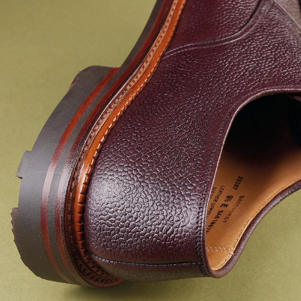 Crockett & Jones Sandhurst Oxblood Zug Grain