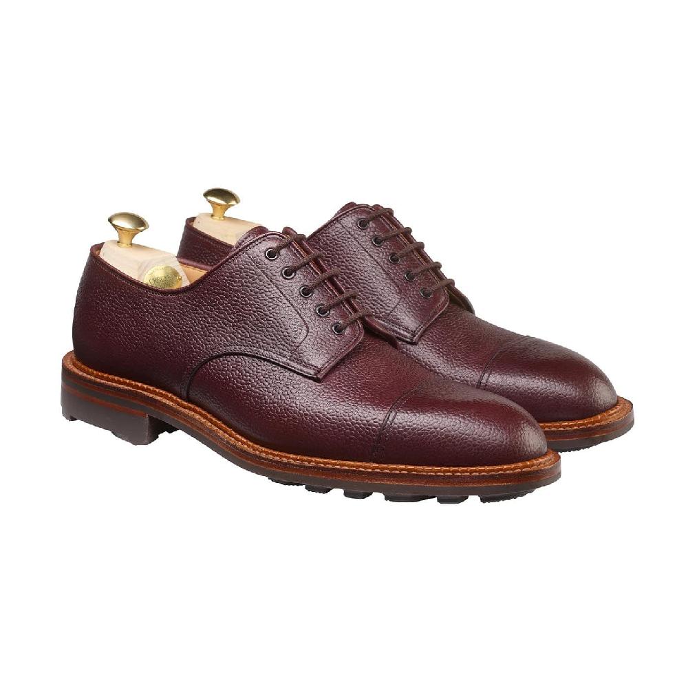 crockett & jones Sandhurst Oxblood Zug Grain