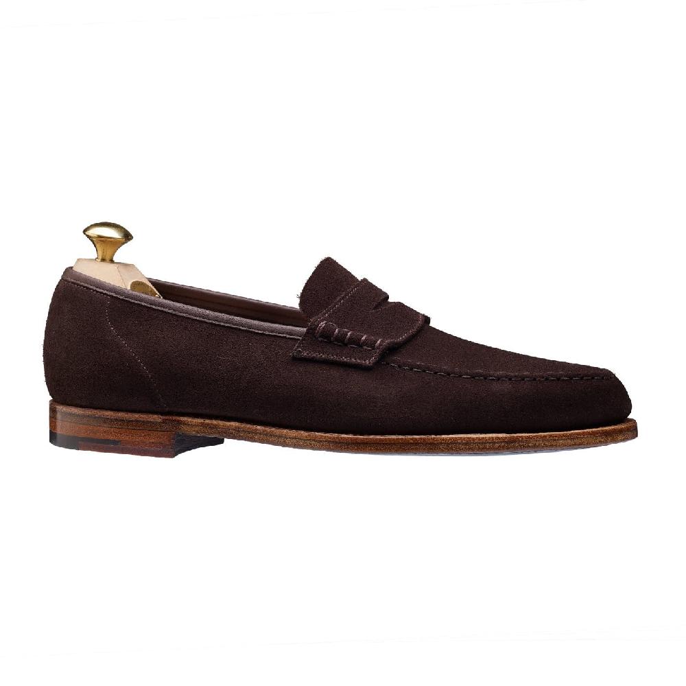 Crockett & Jones Seaton Dark Oak Suede