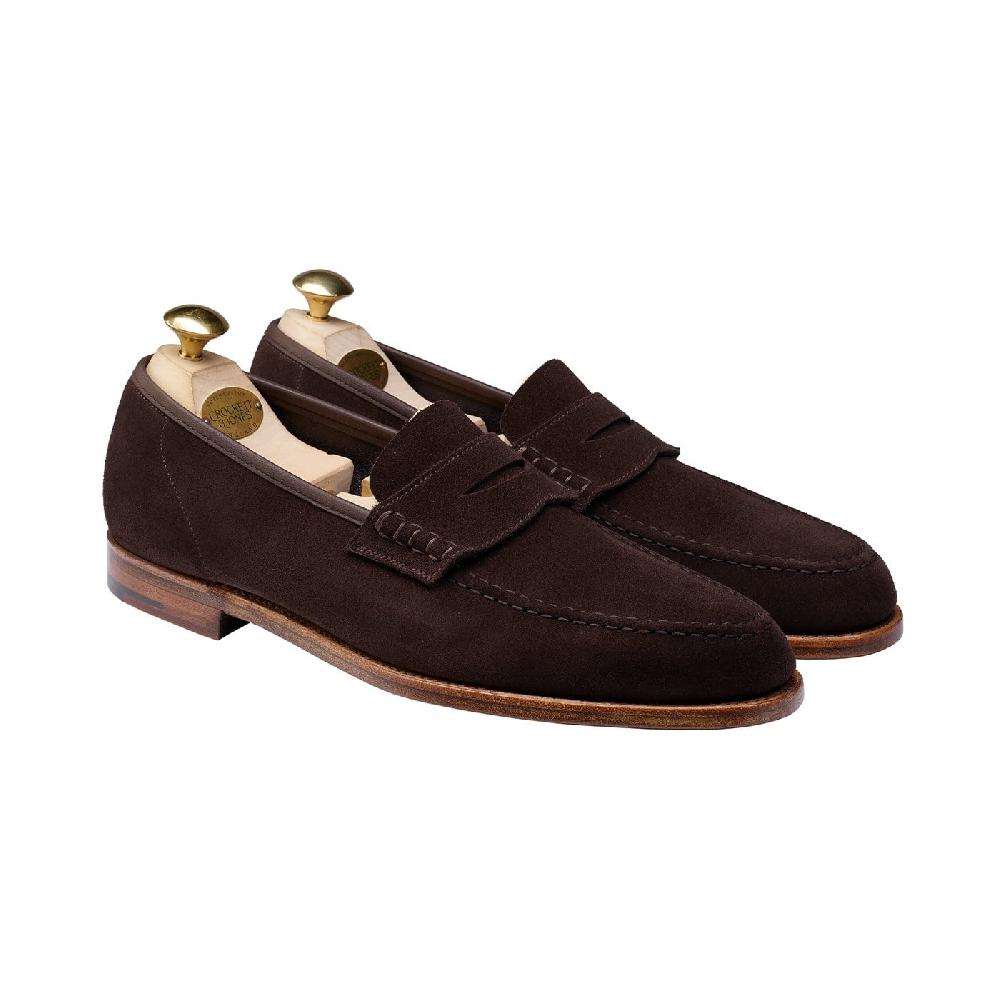 crockett & jones Seaton Dark Oak Suede