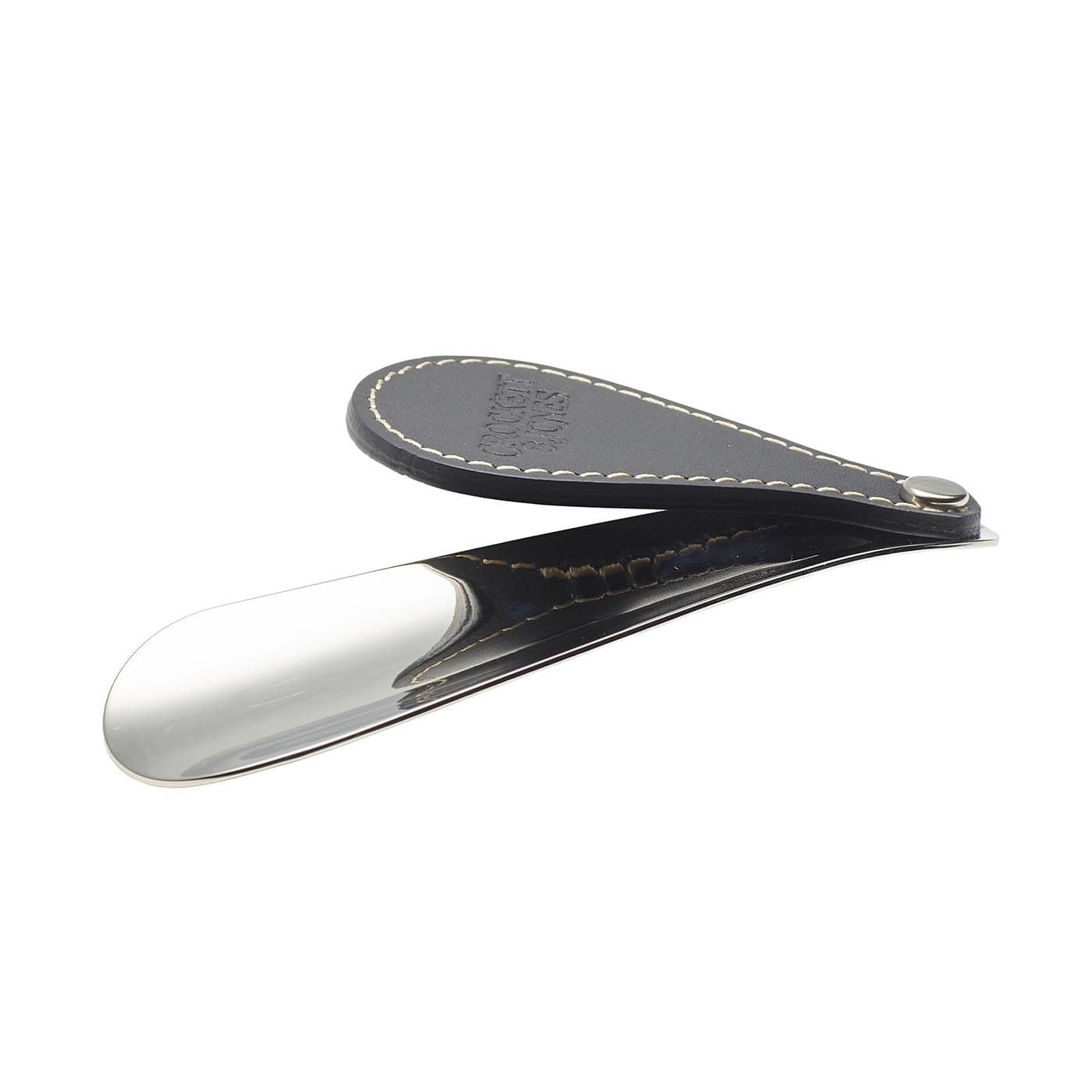 crockett & jones Shoe Horn - Black Leather