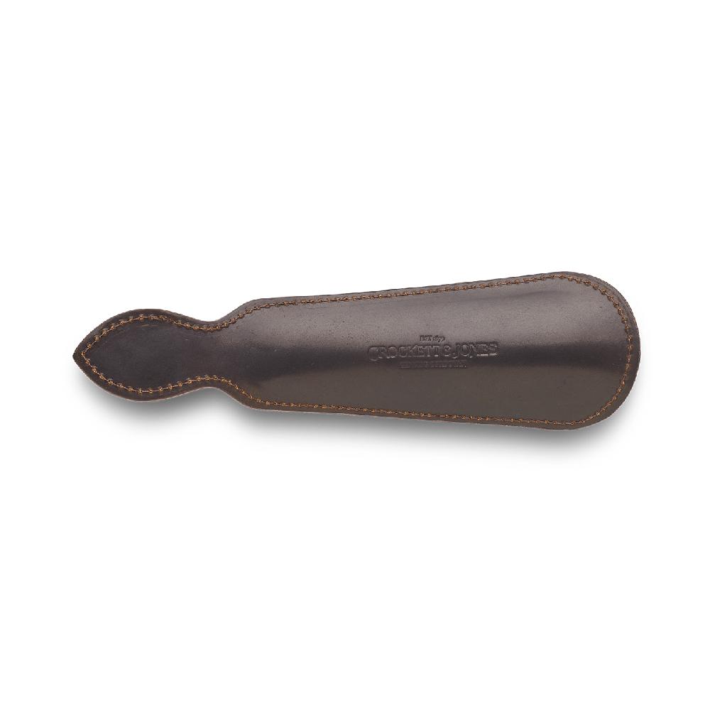 Crockett & Jones Shoe Horn Dark Brown Shell Cordovan