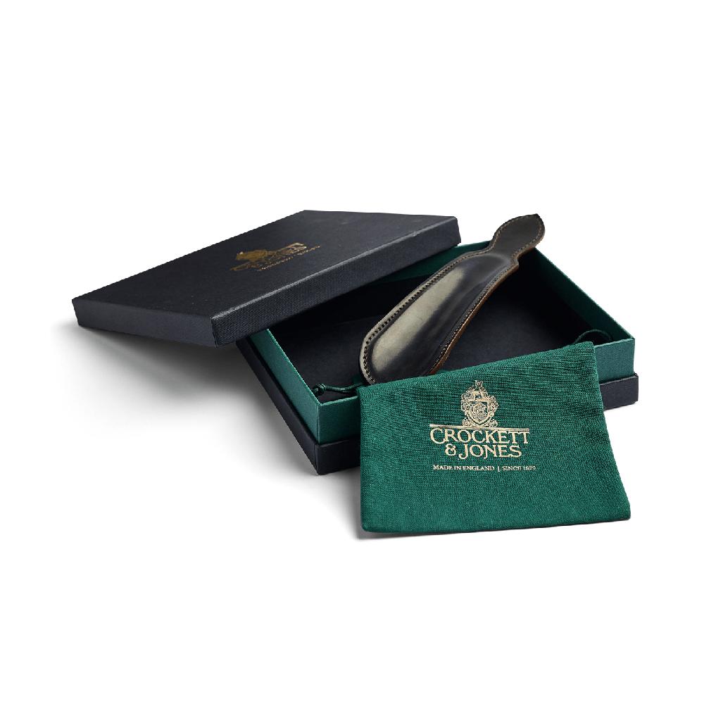 Crockett & Jones Shoe Horn Dark Brown Shell Cordovan