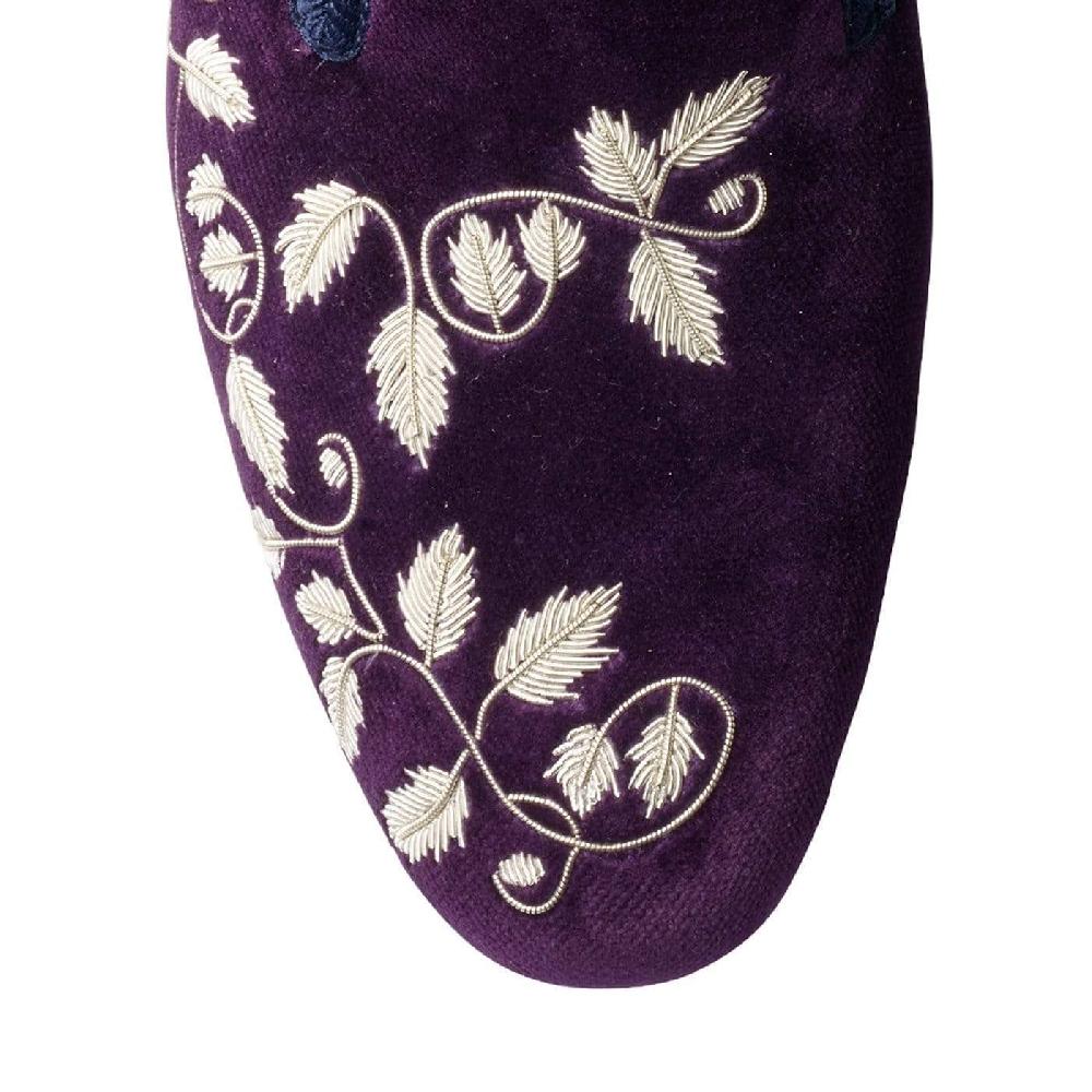 Crockett & Jones Silver Ivy Regal Velvet