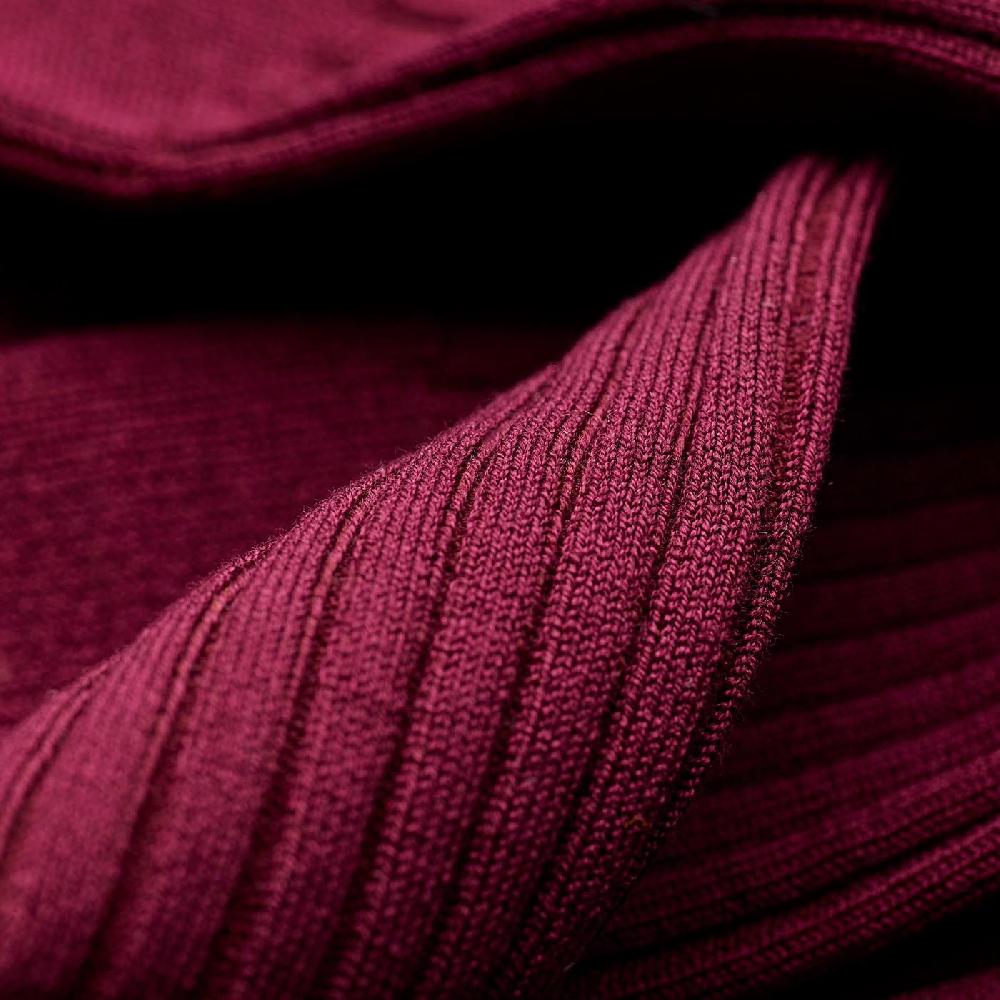 Crockett & Jones Simply Sartorial Socks Burgundy