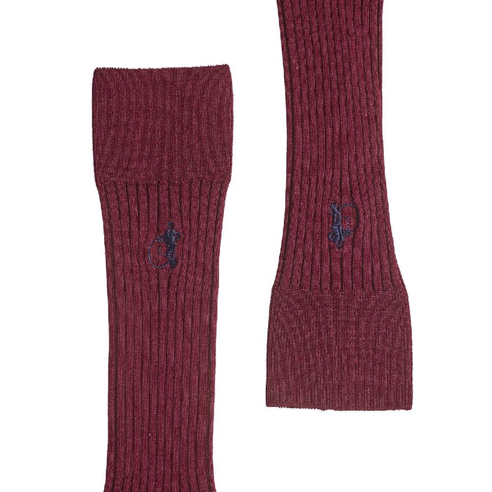 crockett & jones Simply Sartorial Socks Burgundy