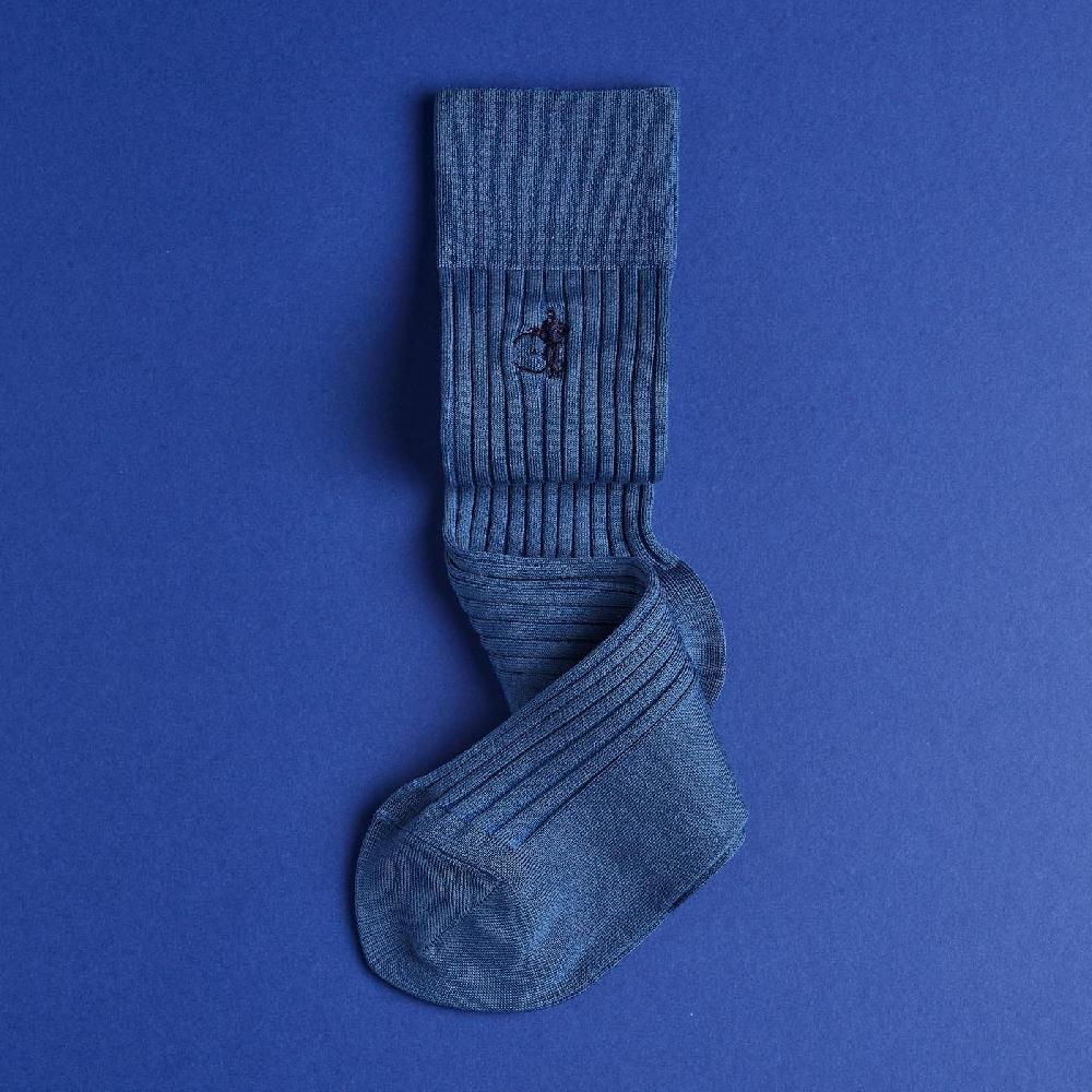 Crockett & Jones Simply Sartorial Socks Dusk Blue
