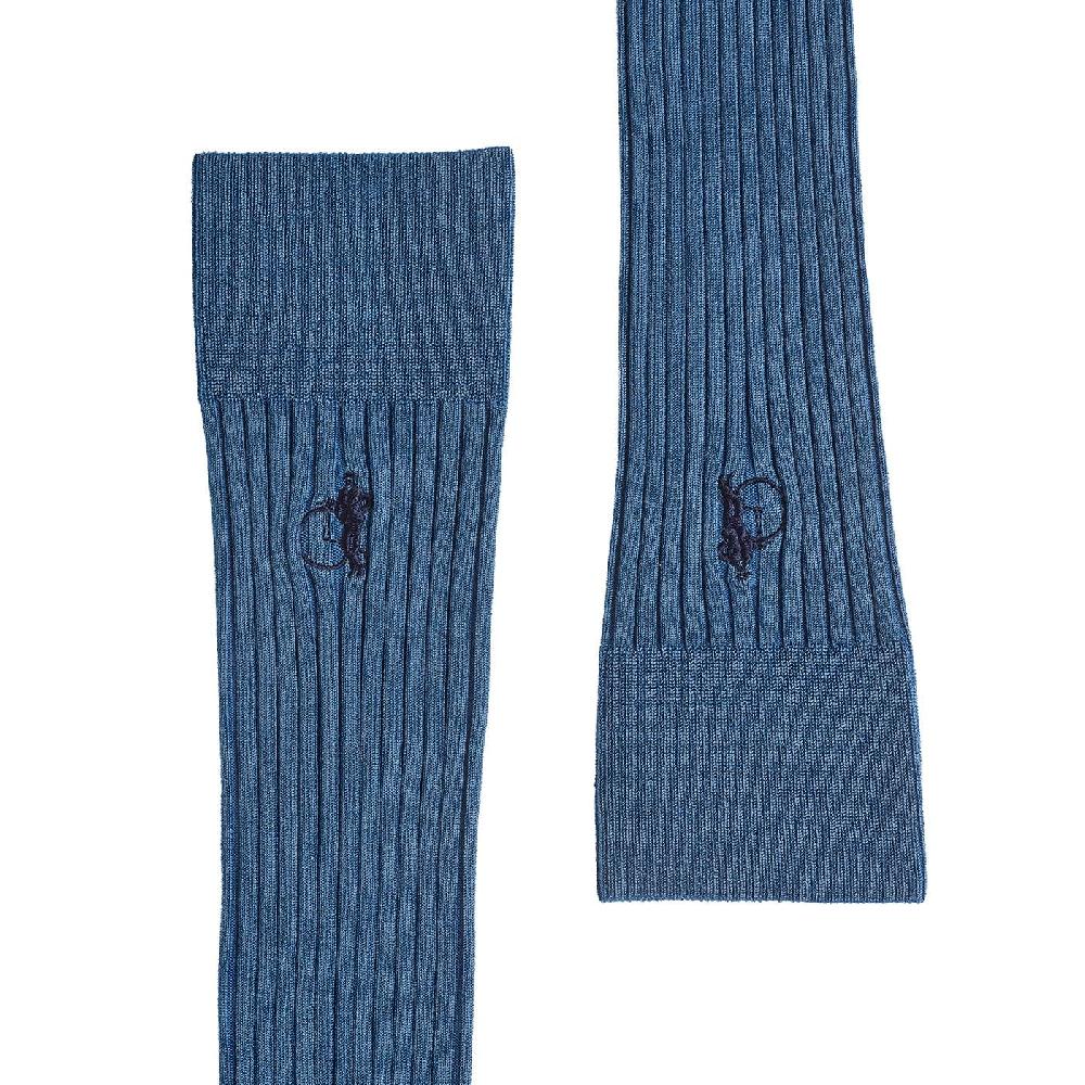 crockett & jones Simply Sartorial Socks Dusk Blue