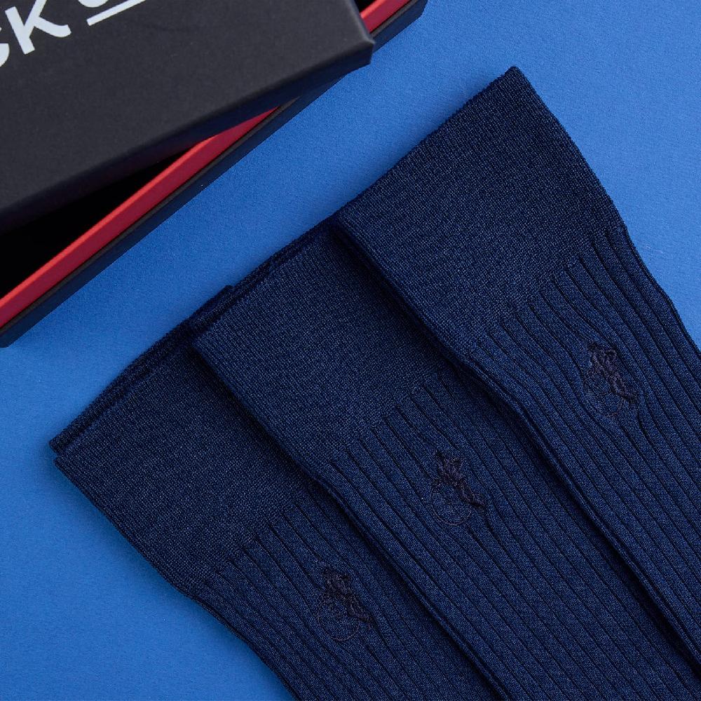 Crockett & Jones Simply Sartorial Socks French Navy