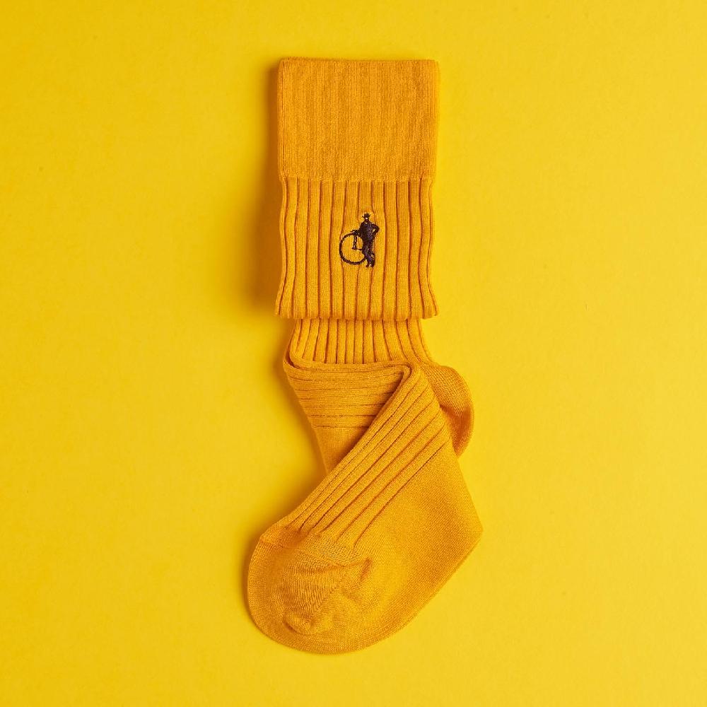 Crockett & Jones Simply Sartorial Socks Mustard