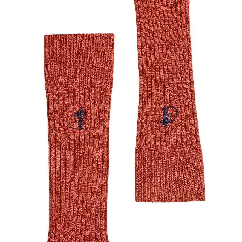 crockett & jones Simply Sartorial Socks Rust