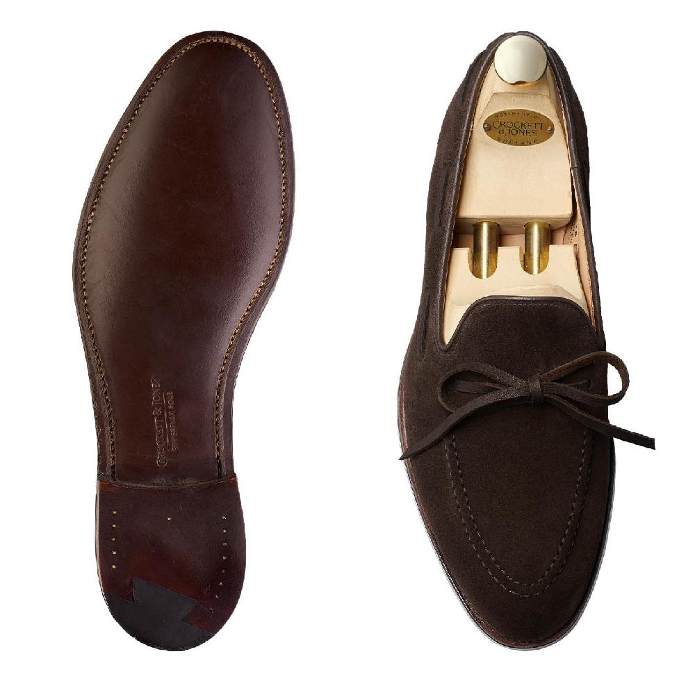 Crockett & Jones Southport Dark Oak Suede