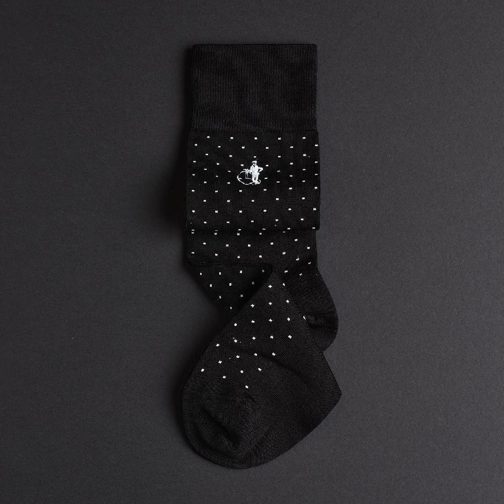 Crockett & Jones Spot Of Style Socks Black